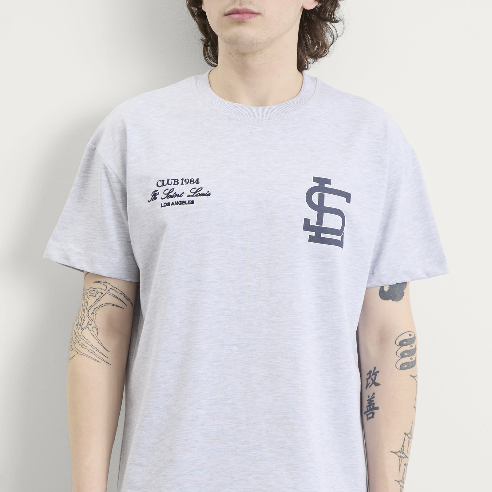 Men's Sl Athletics T-Shirt Grey Marl