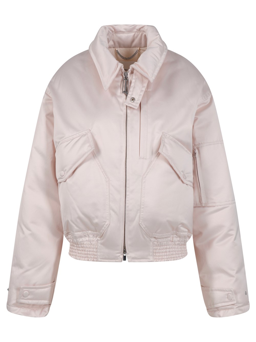 Down Sateen Bomber Jacket