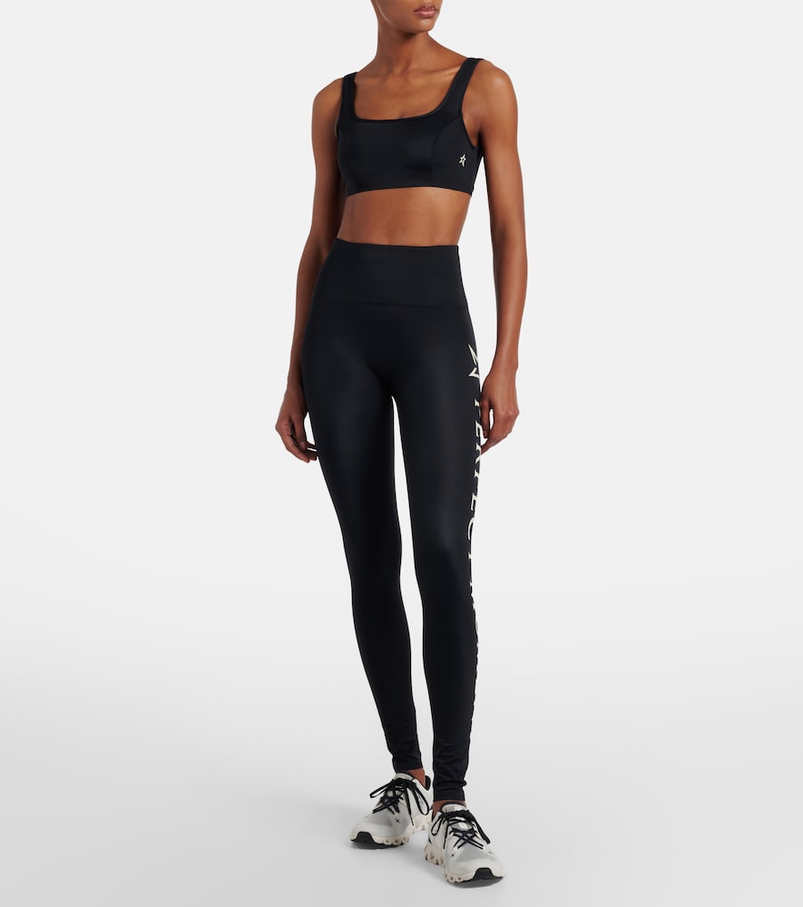 Logo technical leggings