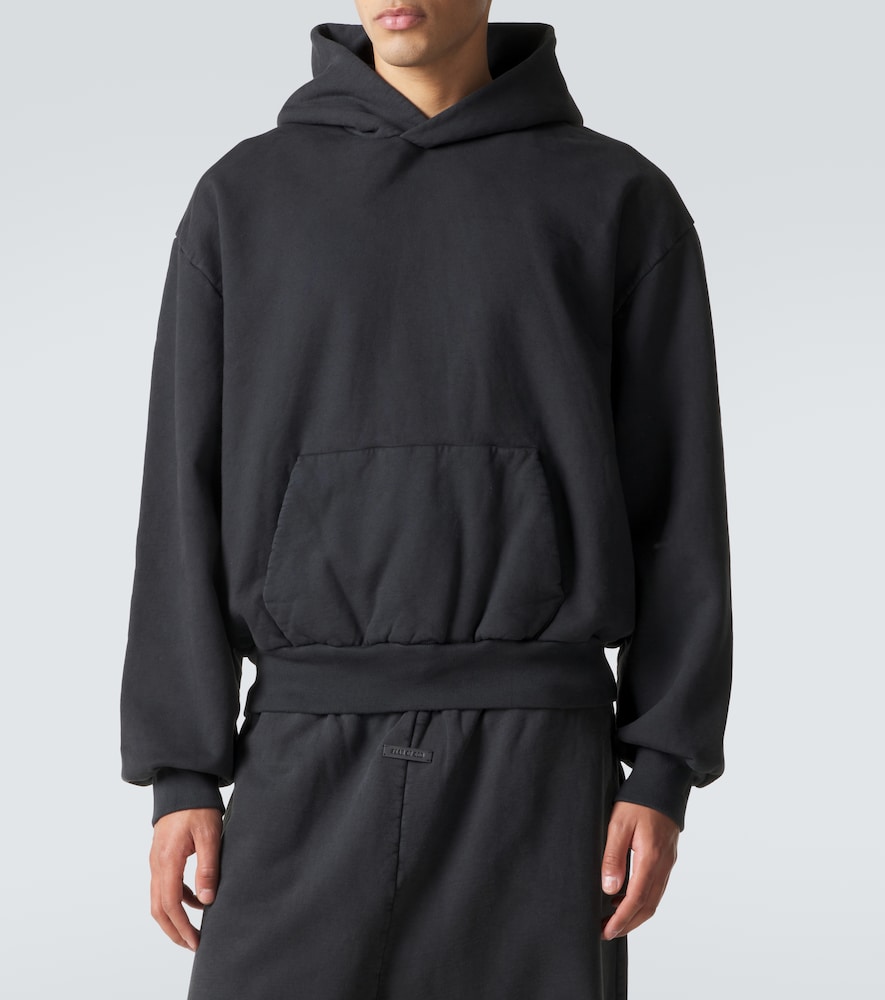 Cotton jersey hoodie
