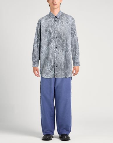 Man Shirt Grey Size 34 Cotton