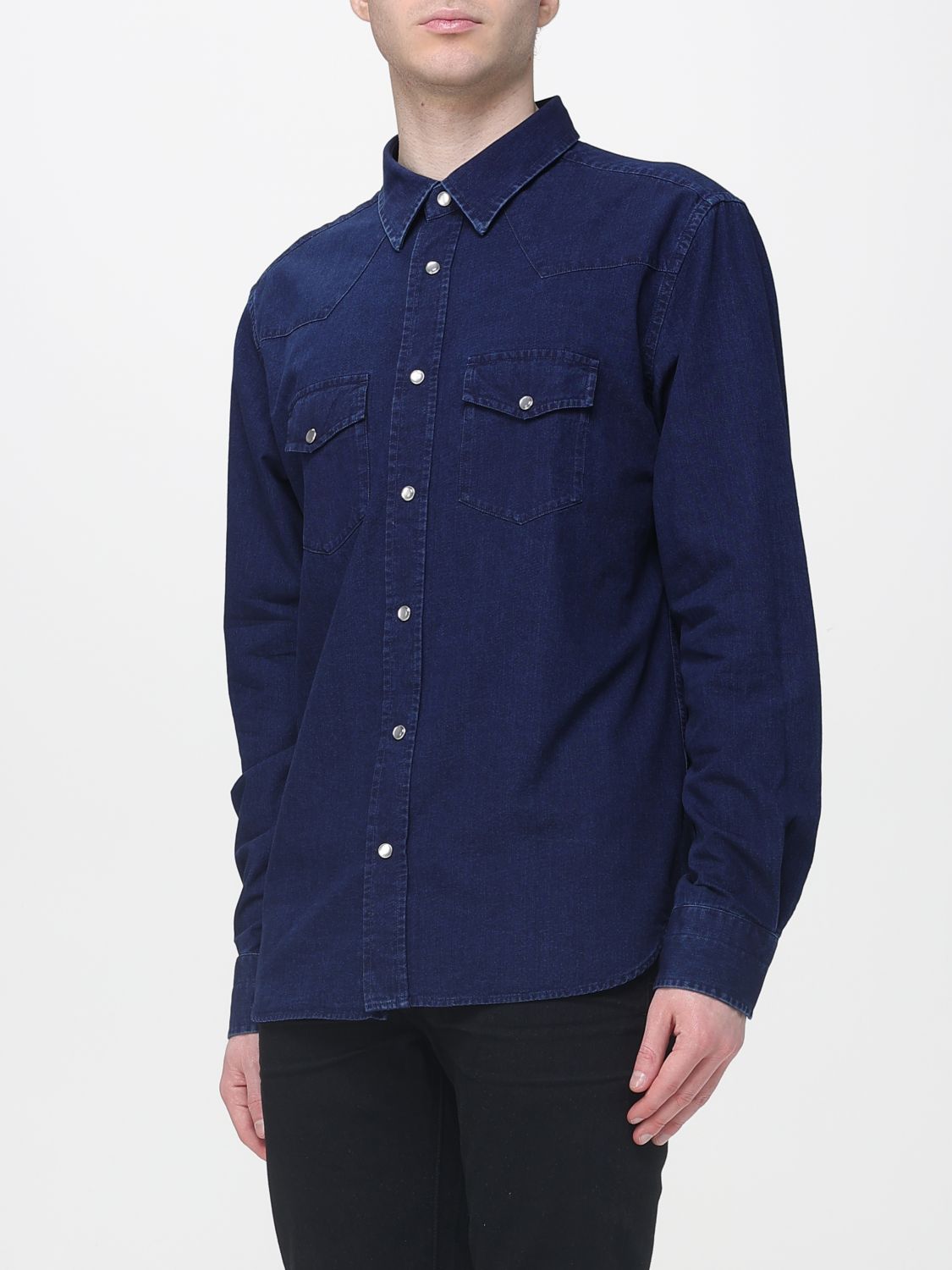 Shirt Men color Blue