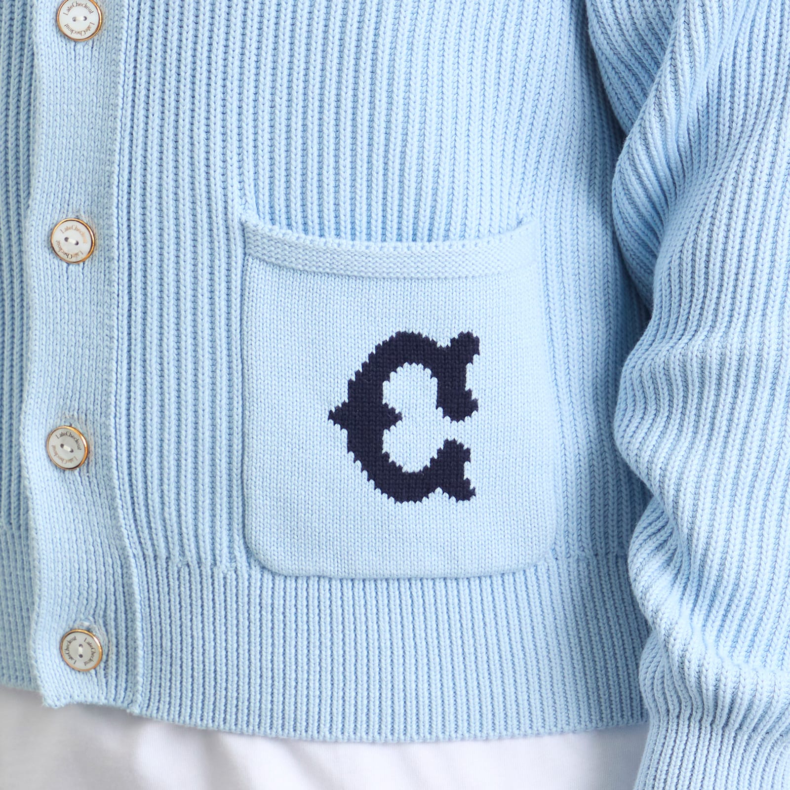 Men's Light Blue Lc Cardigan