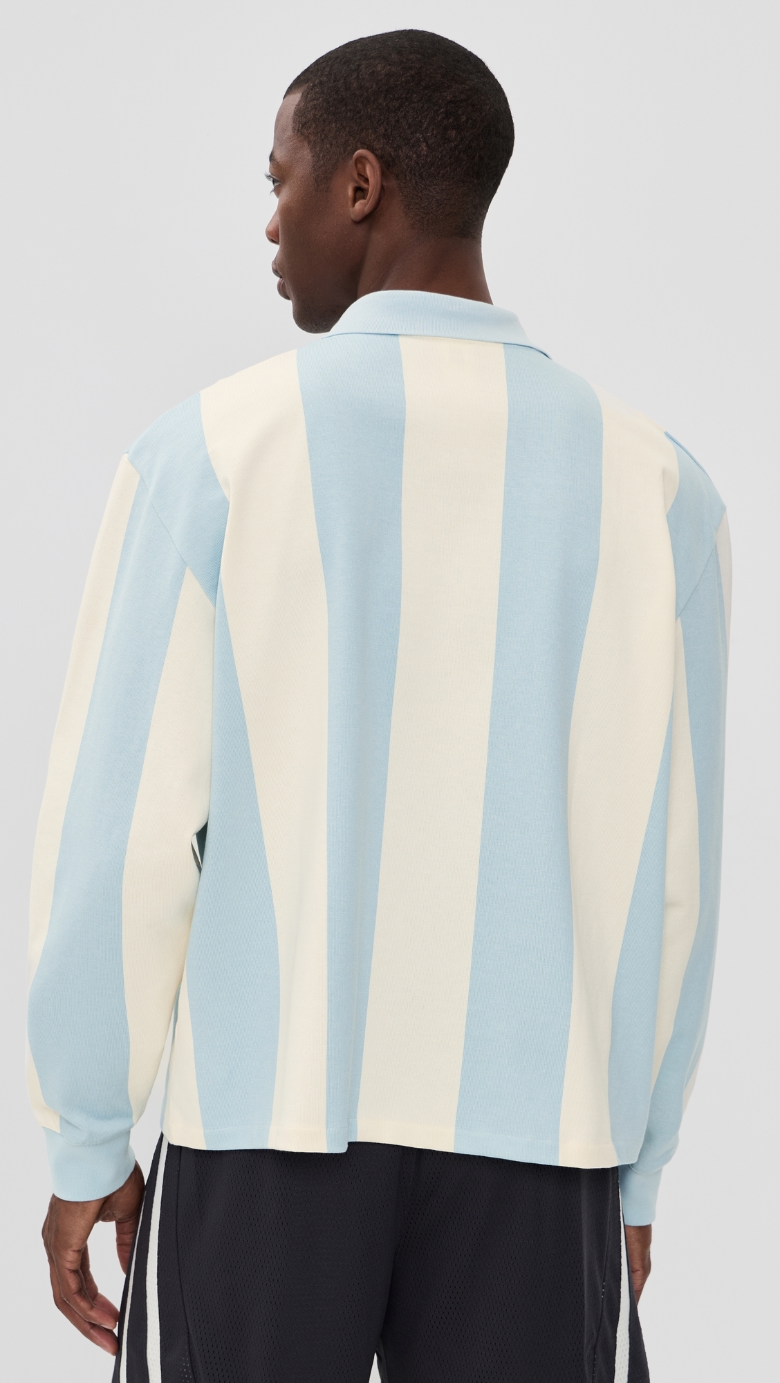 Long Sleeve Rugby Shirt Blue
