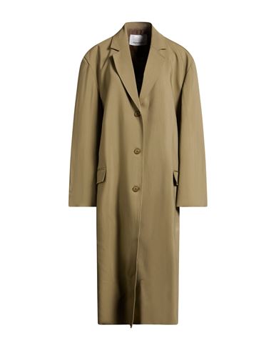 Woman Overcoat & Trench Coat Khaki Size XS Viscose, Virgin Wool, Elastane