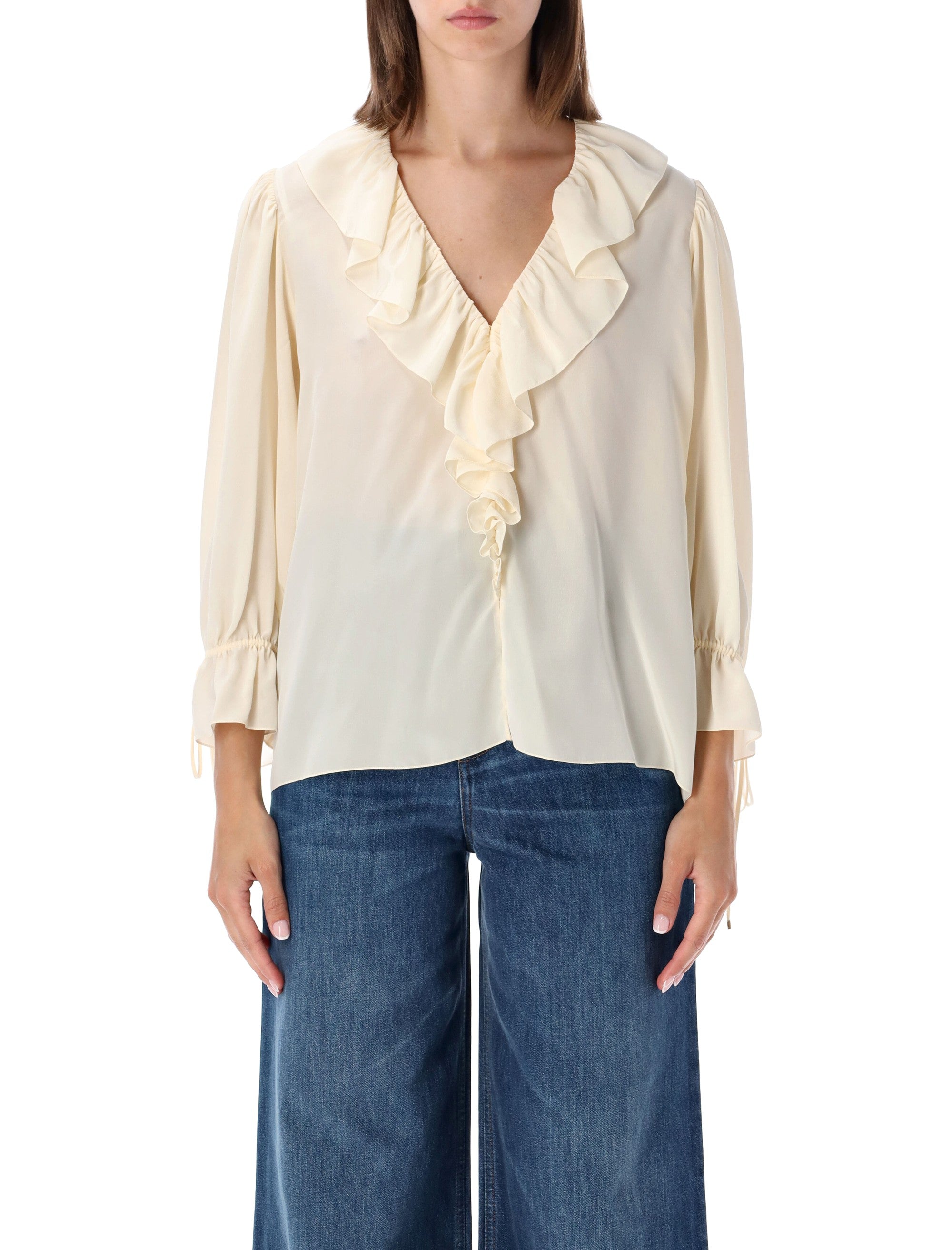 Chloé 100% Silk Essential T-Shirt