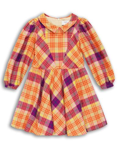 Kid Girl Kids' dress Orange Size 10 Cotton
