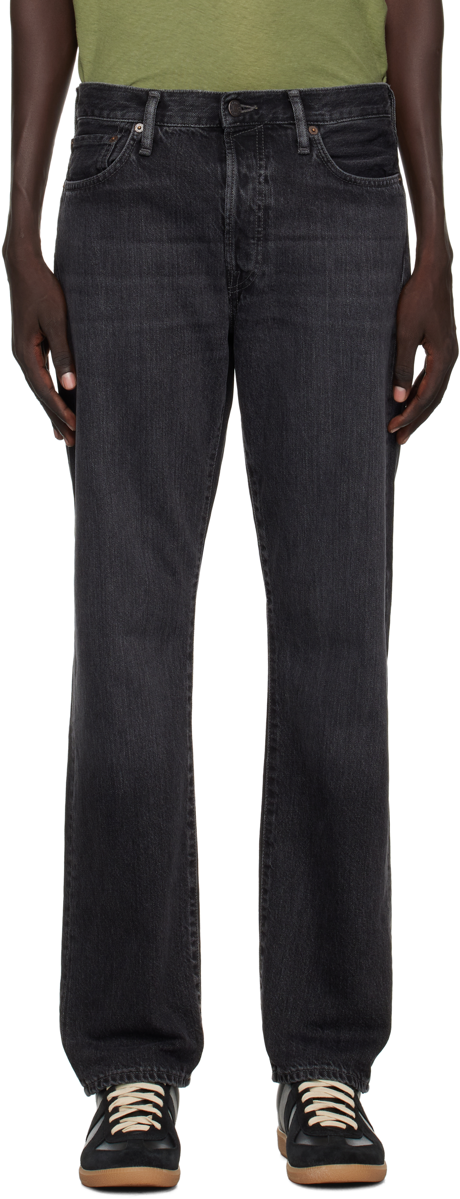 Black Faded Jeans