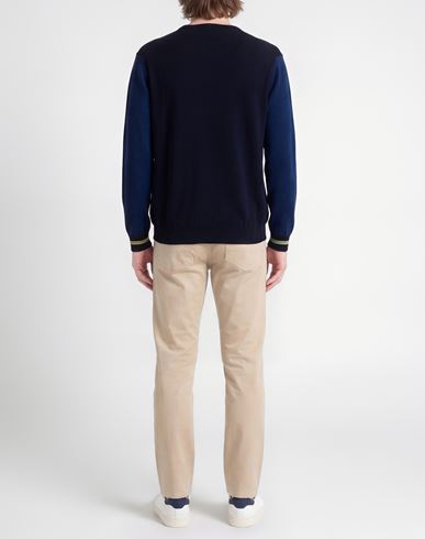 Man Sweater Midnight blue Size 4XL Cotton, Polyamide, Viscose, Wool