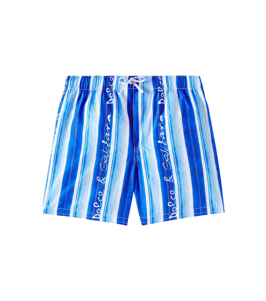 Printed swim trunks