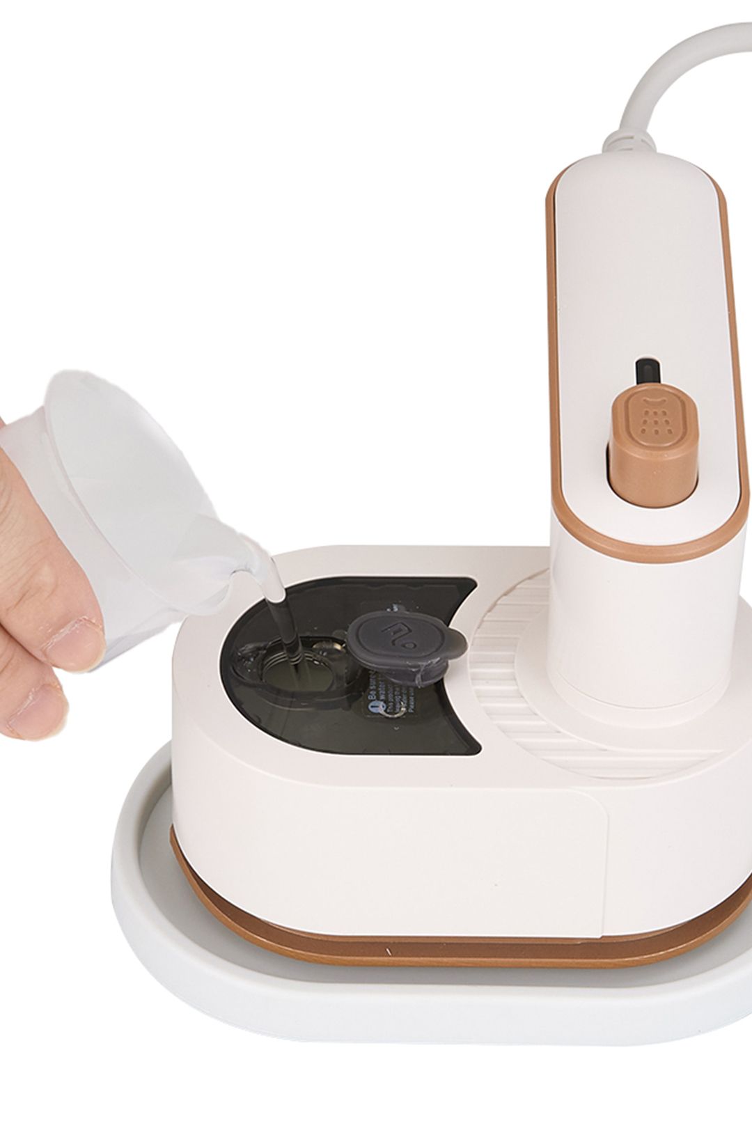 Living And Home Mini Portable Handheld Steam Iron In Beige