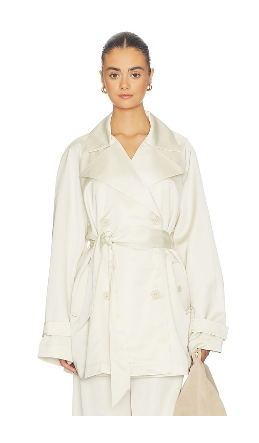 Lovers and Friends Denver Jacket in Ivory. M. Also in L, S, XL