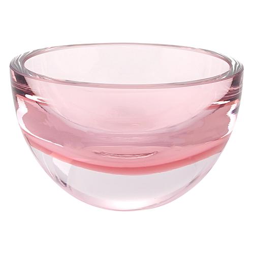 "Badash Penelope Pink Mouth-Blown Lead-Free Crystal 6"" Bowl"