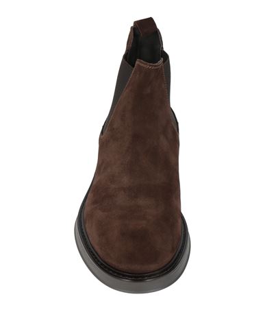 Man Ankle boots Dark brown Size 9 Leather
