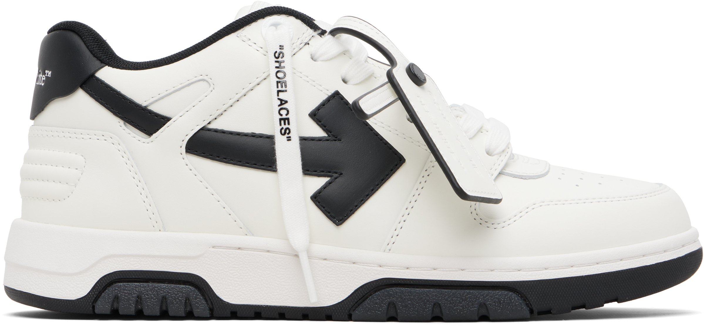White & Black Out Of Office Sneakers
