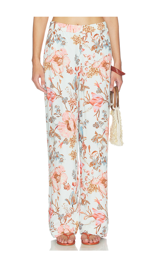 HEMANT AND NANDITA Straight Pants in Blue. L. Also in M, S, XL, XS