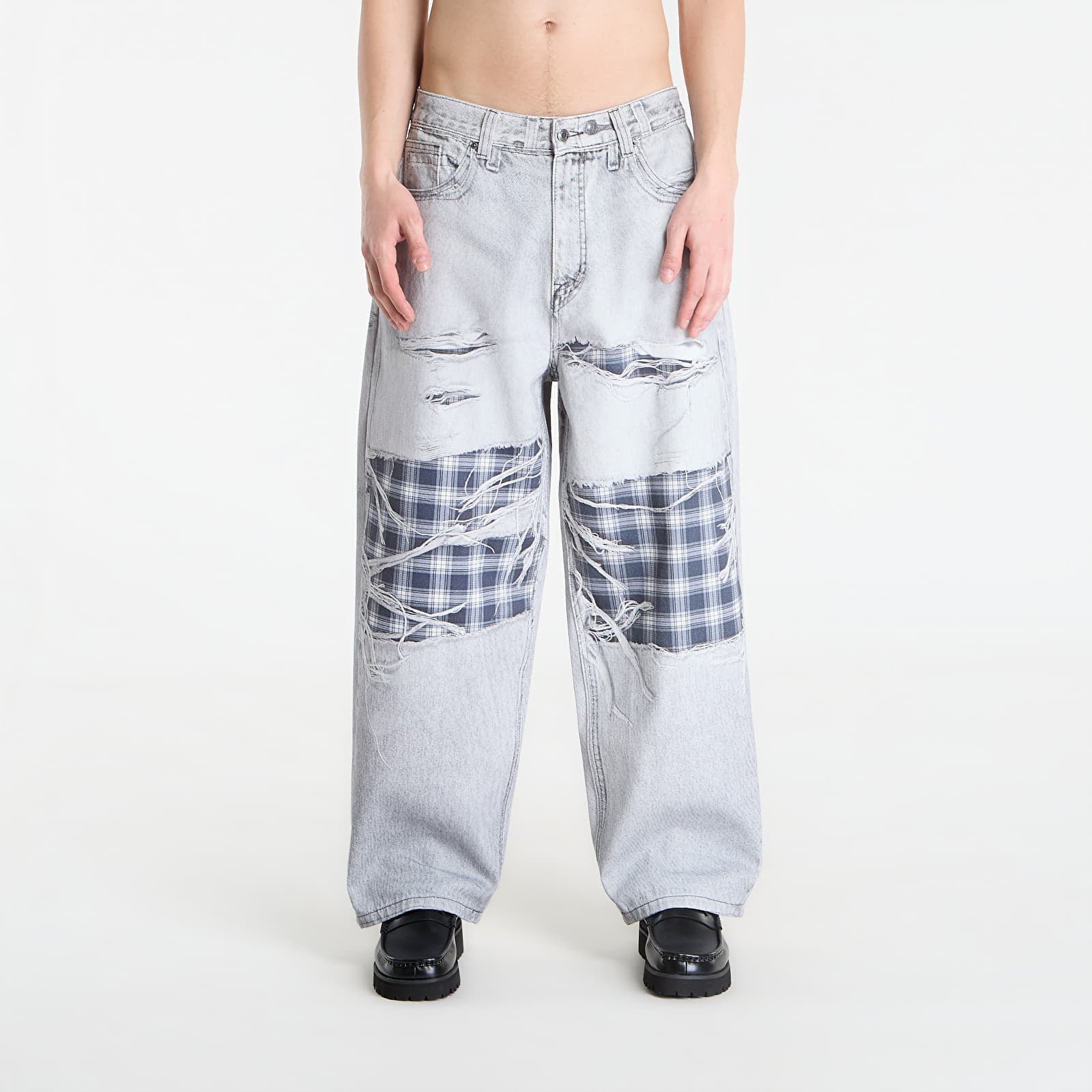 Pants Wasted Paris M Trompe L'Oeil Grant Faded Grey