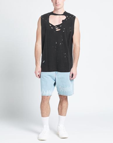 Man Tank top Steel grey