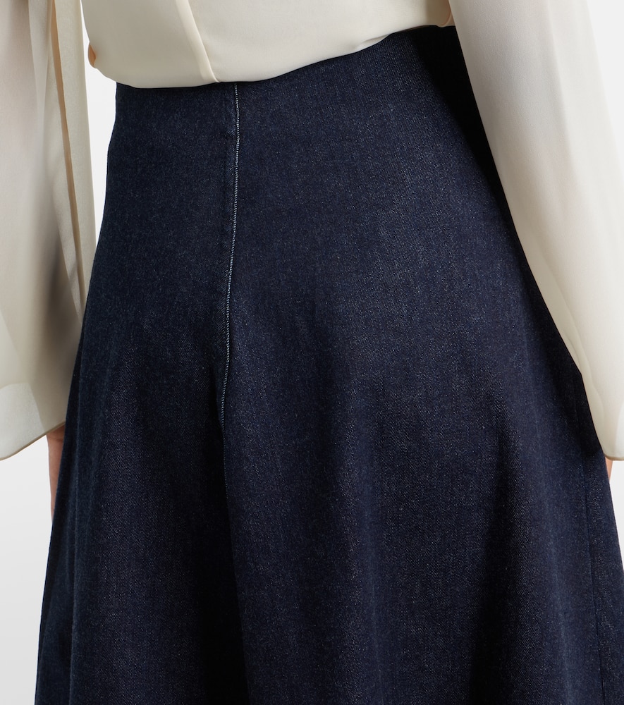 Varda denim midi skirt