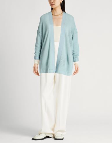 Woman Cardigan Light blue Size XS Cashmere, Silk