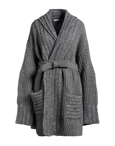 Woman Cardigan Grey Size XS Wool, Acrylic, Mohair wool, Polyamide, Elastane