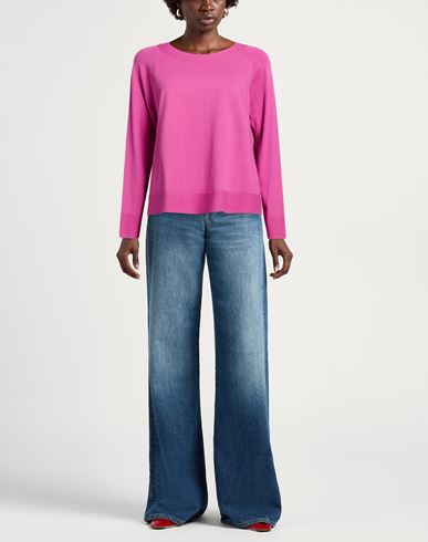Elena Mirò Woman Sweater Fuchsia Size L Viscose, Polyester