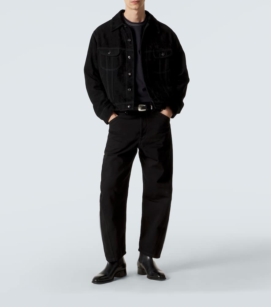 Cotton and linen T-shirt