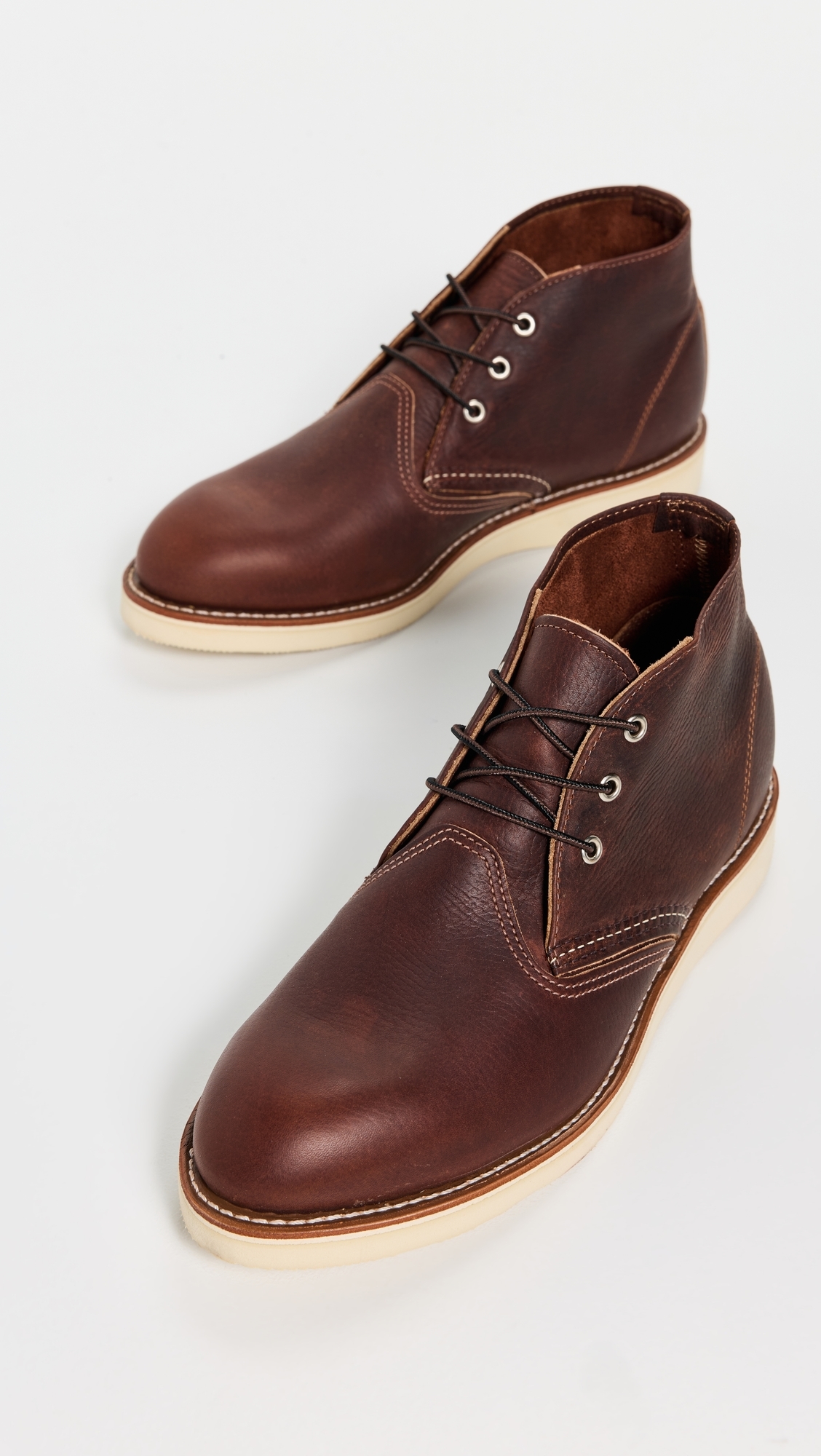 Work Chukka Oil Slick Leather Boots Briar Oil Slick