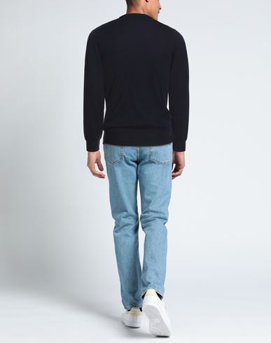 Man Sweater Midnight blue Size 36 Virgin Wool