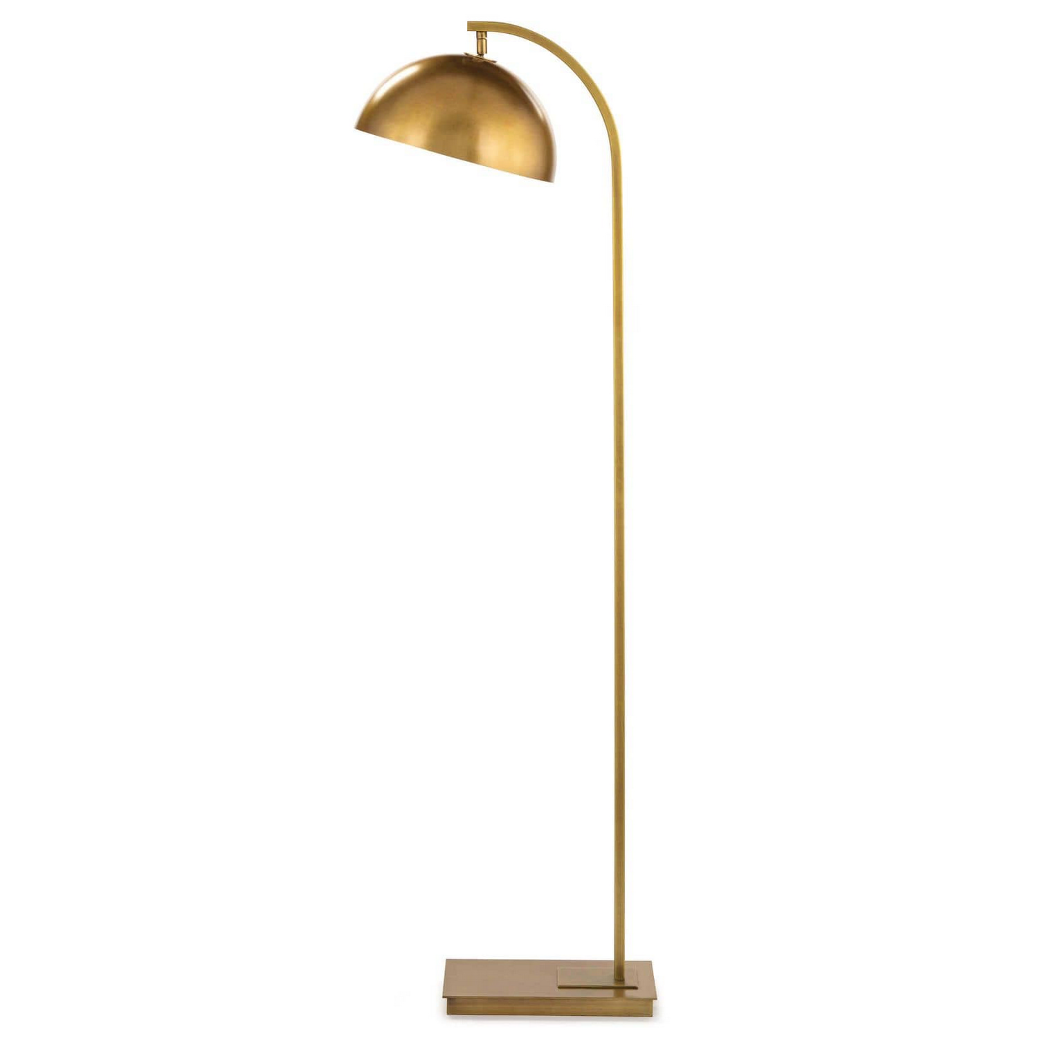 Natural Brass Floor Lamp from the Otto Collection