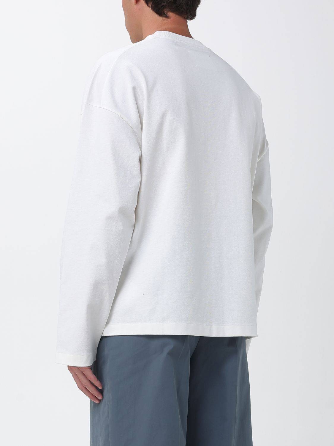 Logo-print cotton sweatshirt - White