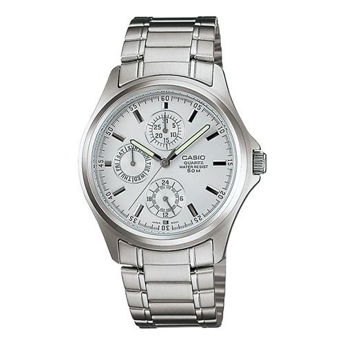 Men's STANDARD Series Retro Watch White Mens Silver Analog