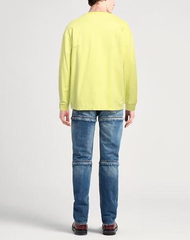 Dondup Man Sweatshirt Lime green Size L Cotton