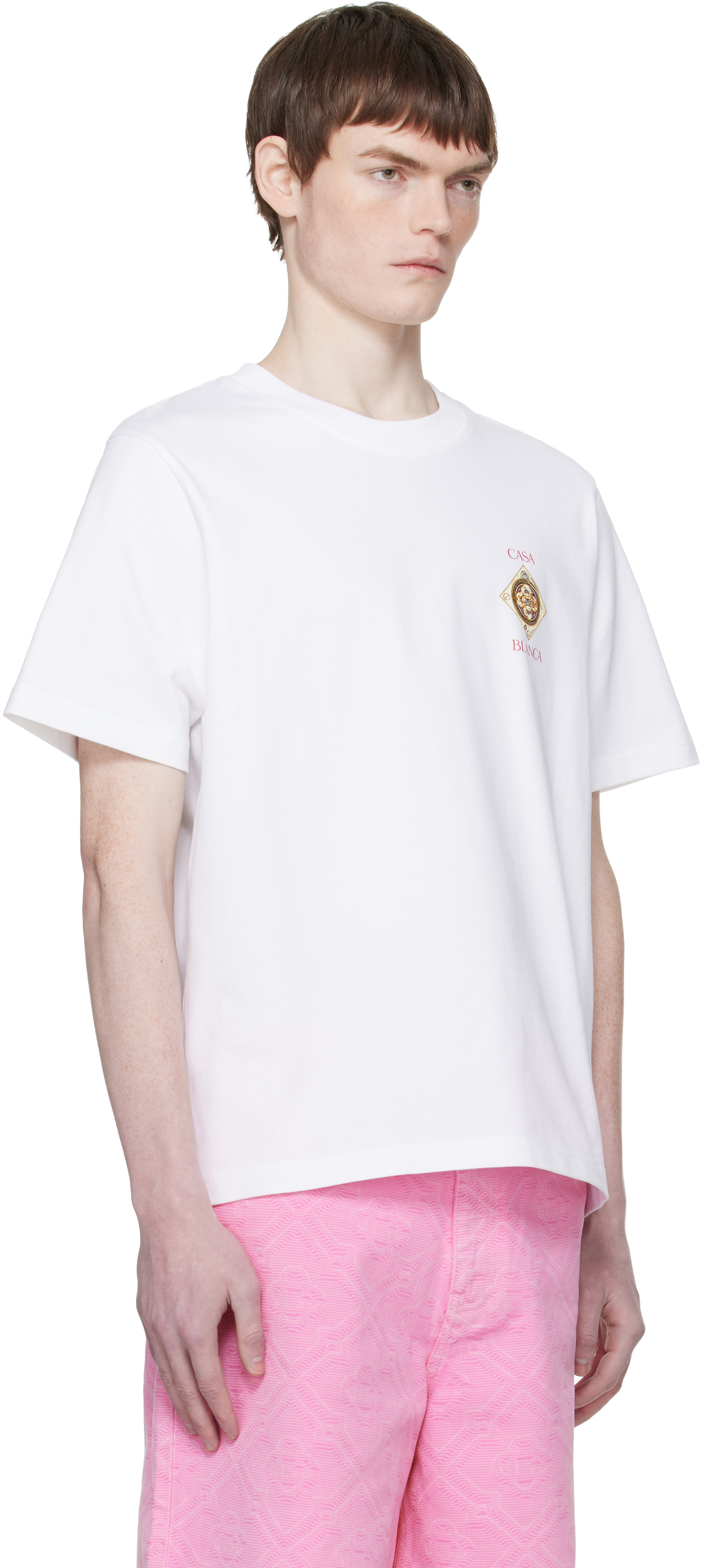 White 'Plafond Orne De Musique' Short Sleeve T-shirt