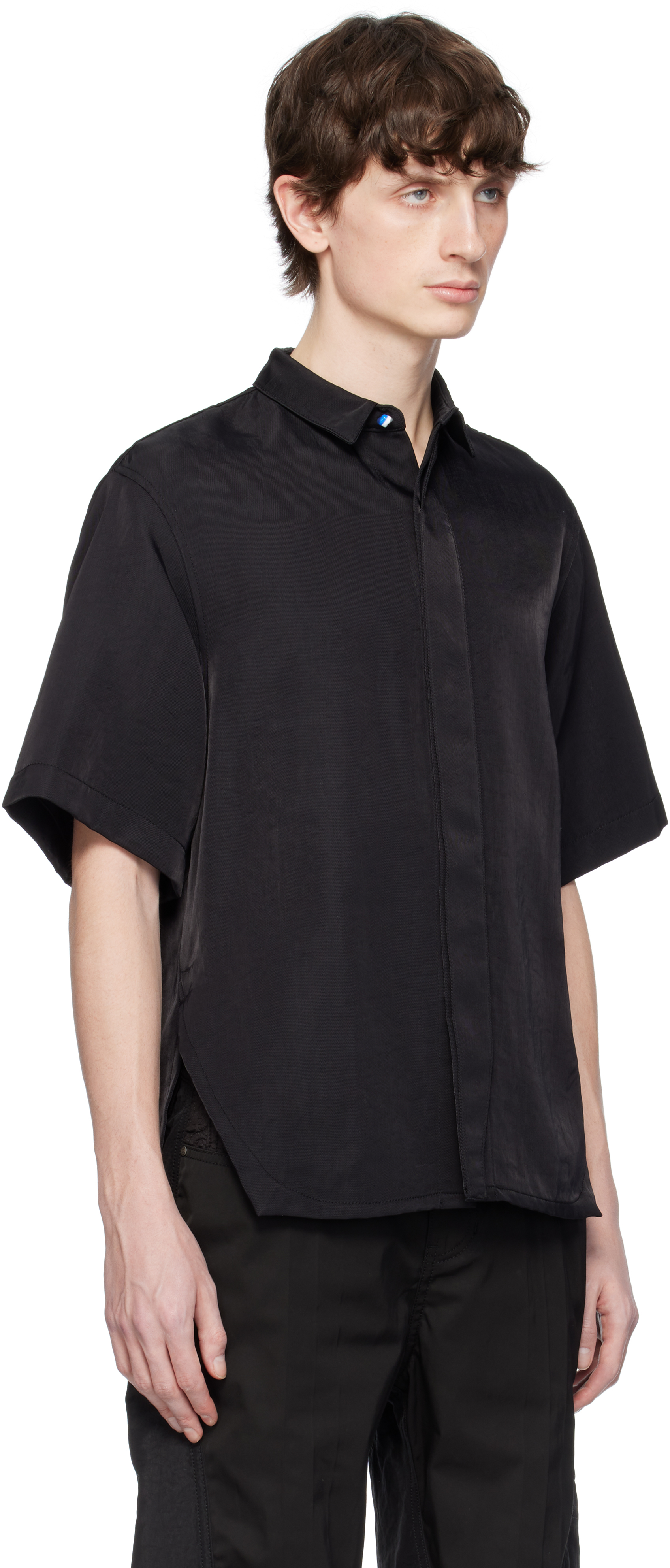 ADER error Black Half Sleeve Product. 57 Shirt