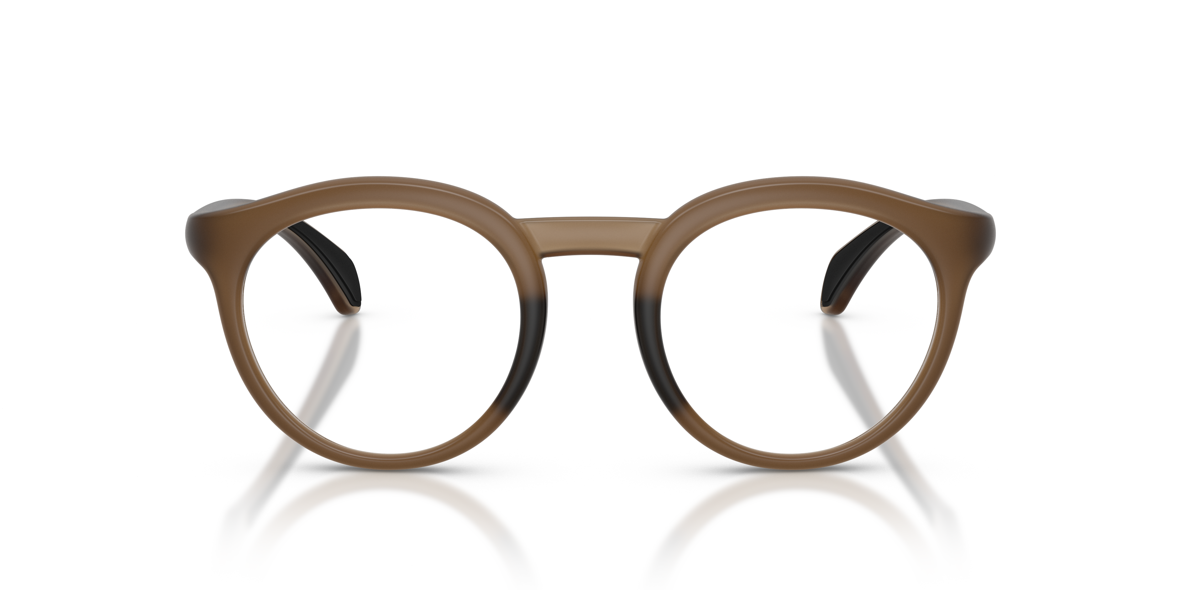 Moncler Uniseks Moncler ME3006U 5012 Optische monturen Geïnjecteerd Bruin Transparant Rotonde Normaa