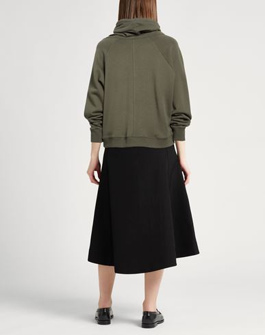 Chocolat Woman Sweatshirt Dark green Size 0 Cotton, Elastane