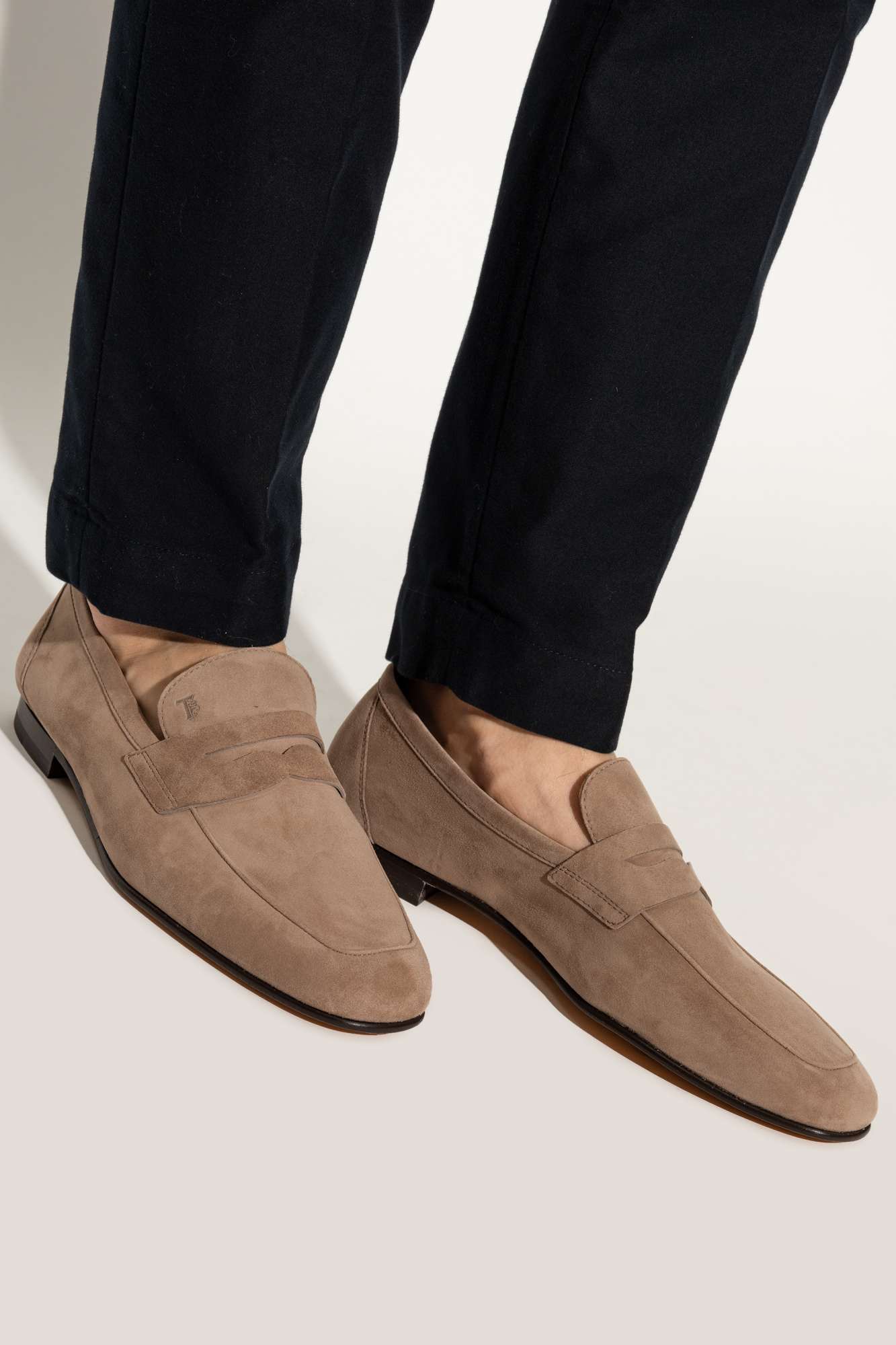 Suede Shoes Type ‘loafers’, Men's, Brown