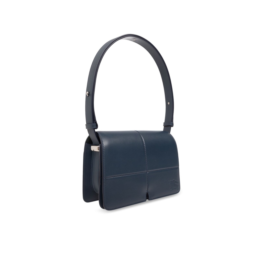 Snip Equestrian Knight Embossed Shoulder Bag
