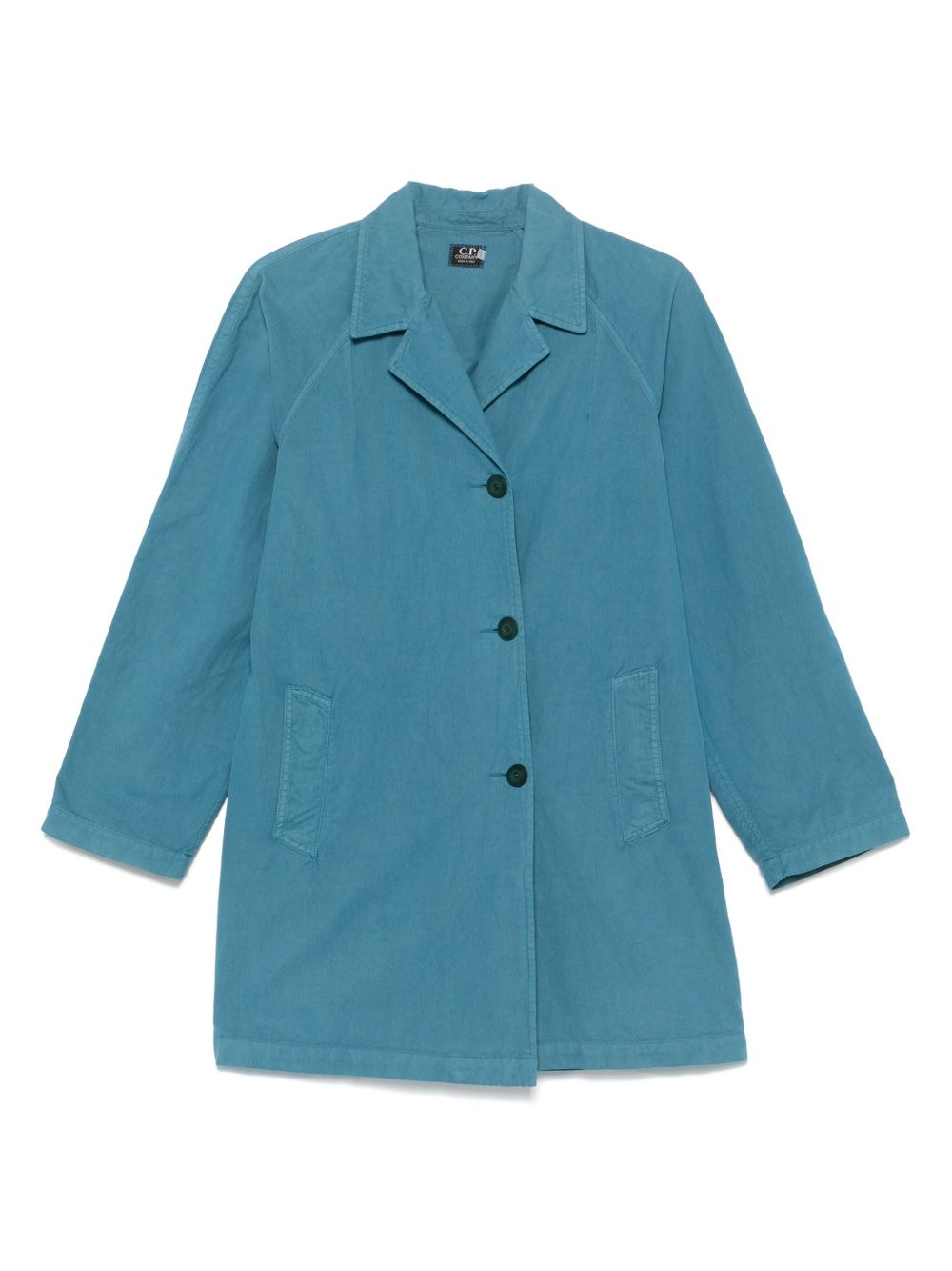 2000s cotton-blend coat - Blue