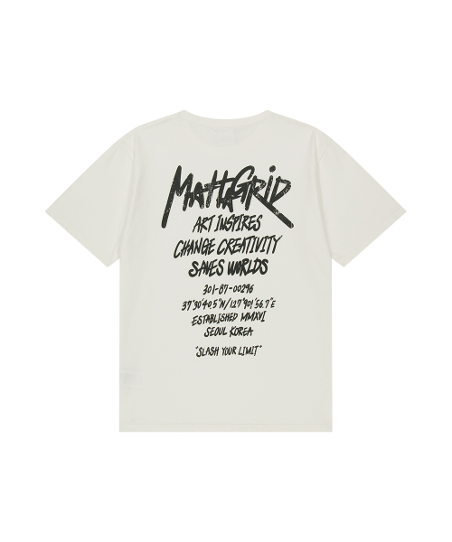 PIGMENT GRAFFITI LOGO TEE IVORY