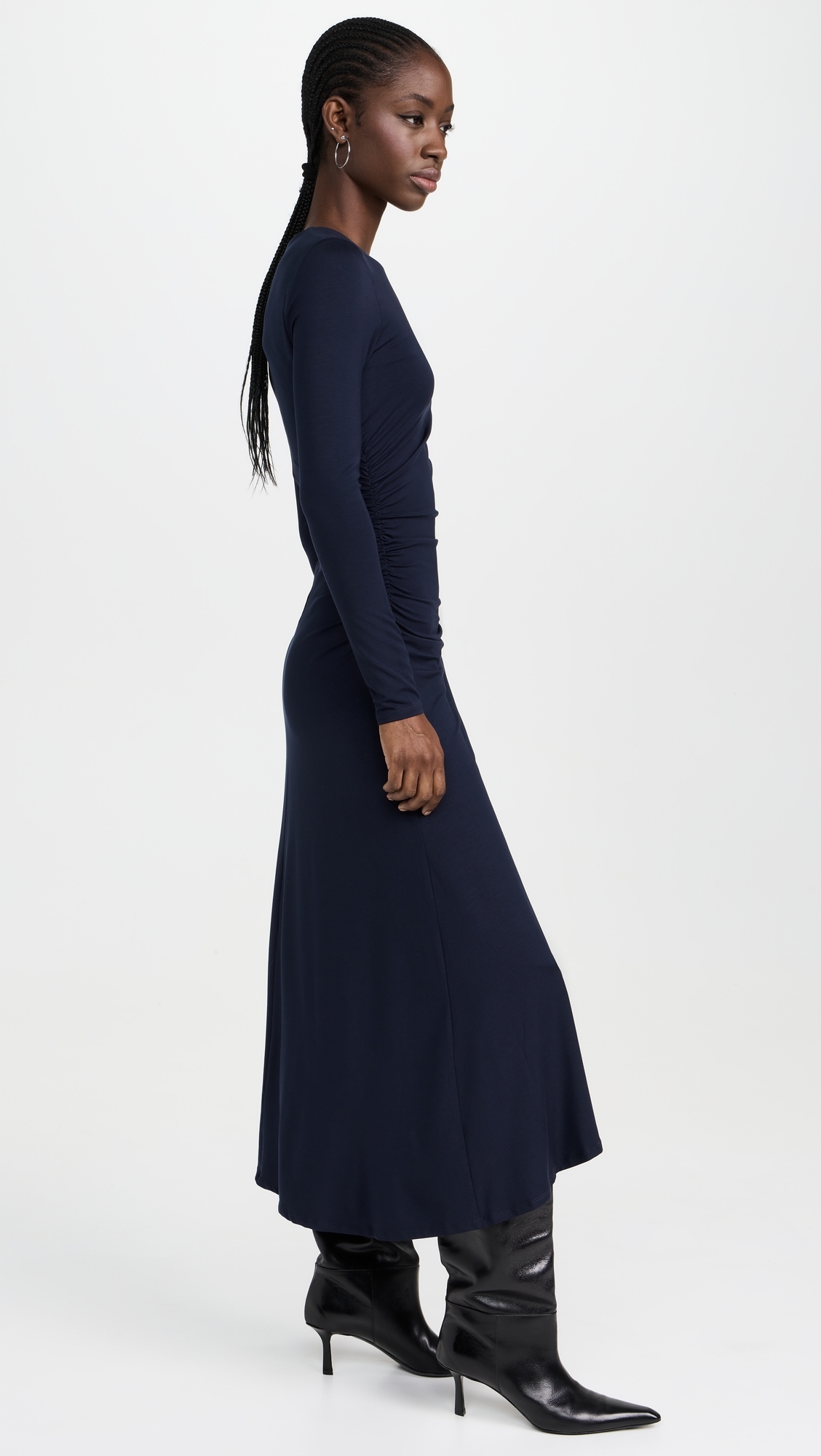 Theodora Dress Navy