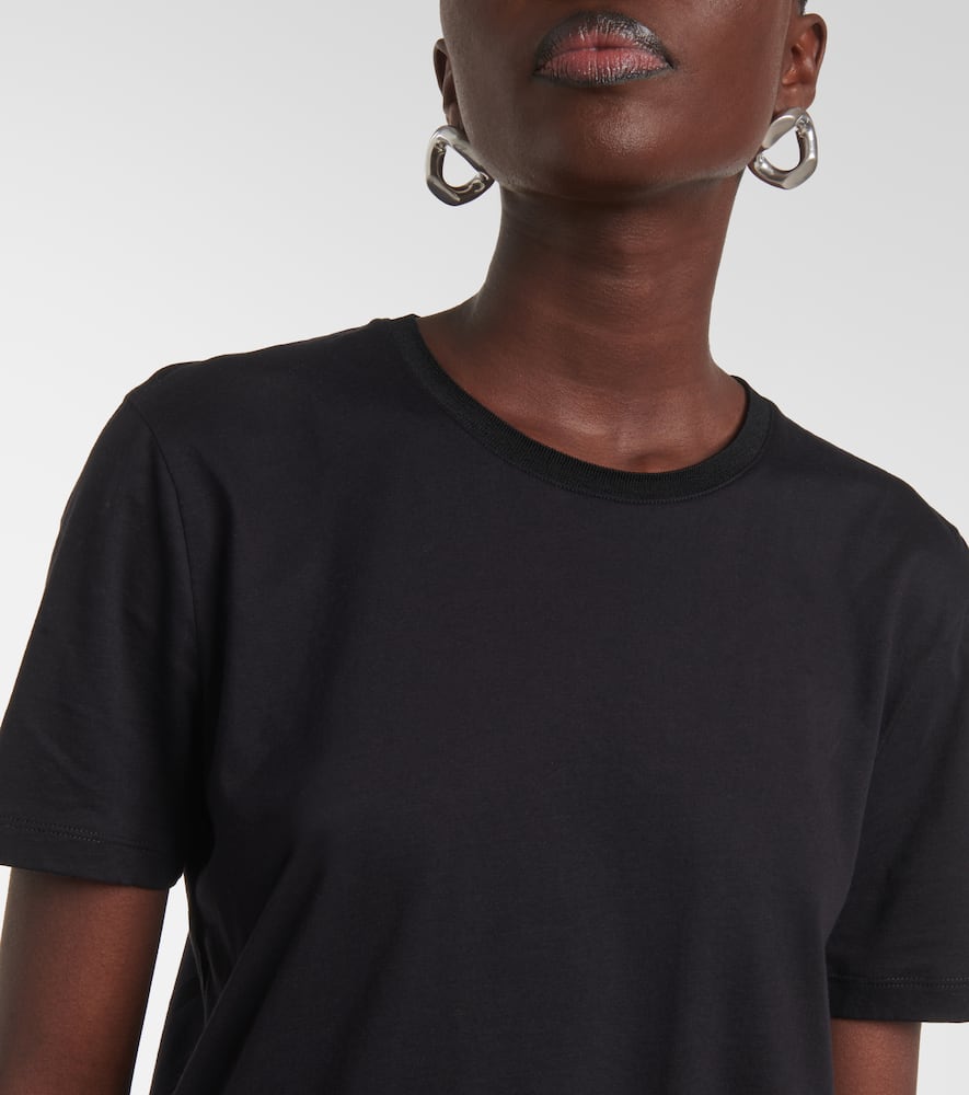 Cotton and silk T-shirt