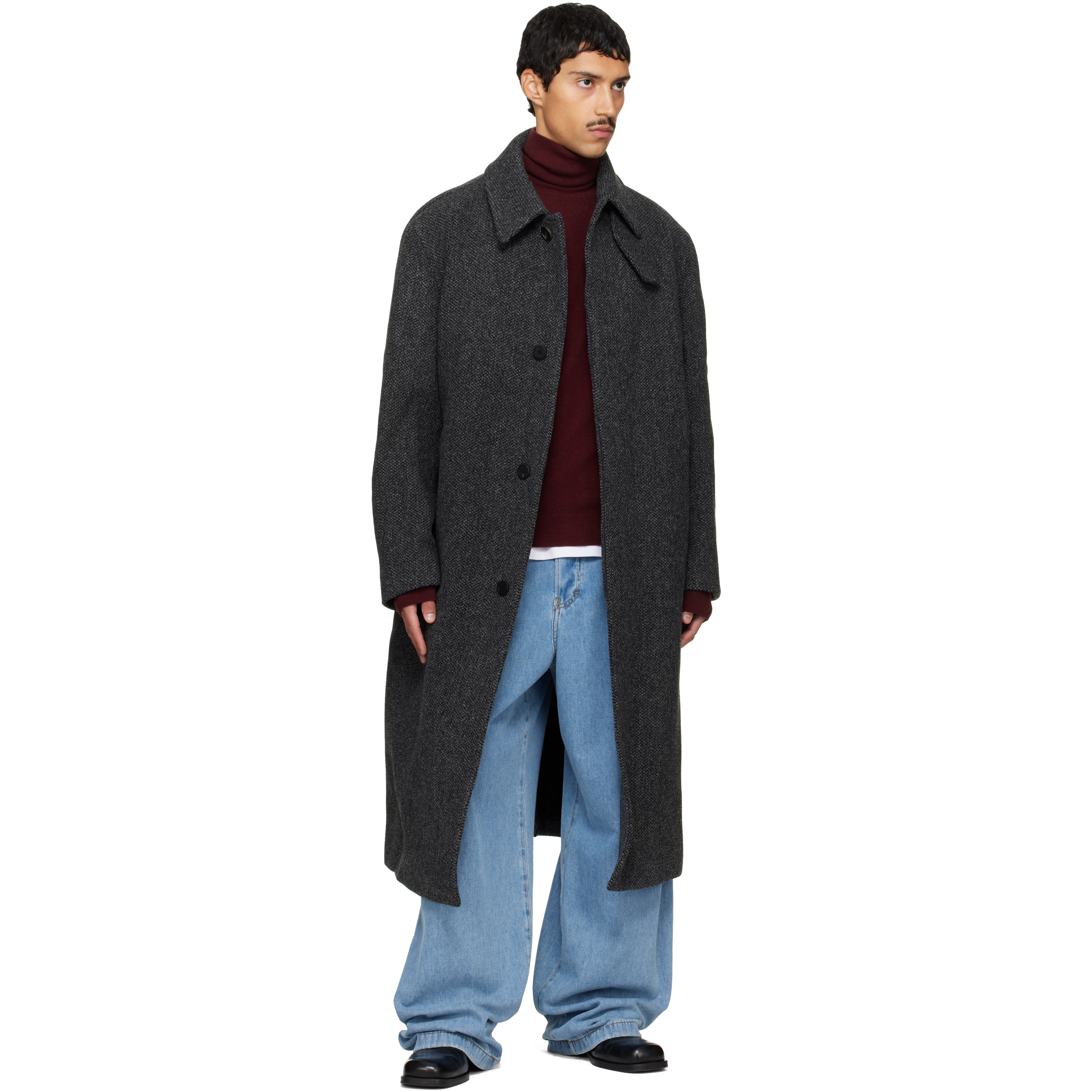Gray Tweed Coat