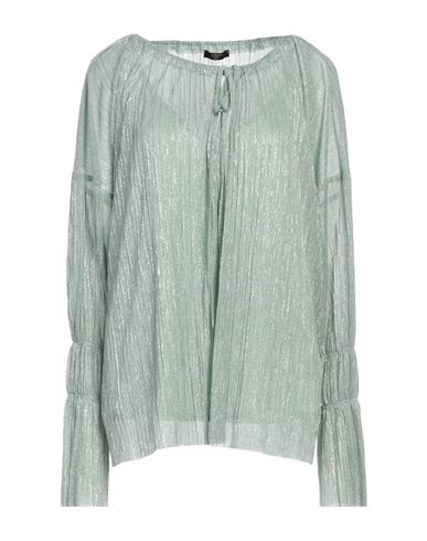 Woman Top Light green Size 4 Polyester