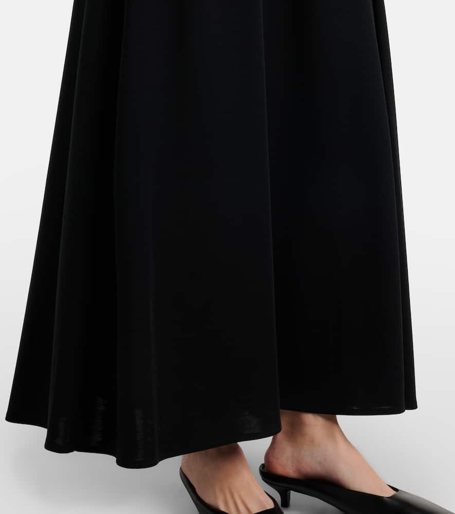 Stilla virgin wool midi skirt