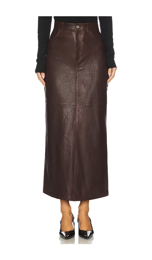 Ivy Oak Lisanne Skirt in Burgundy. - 40 also