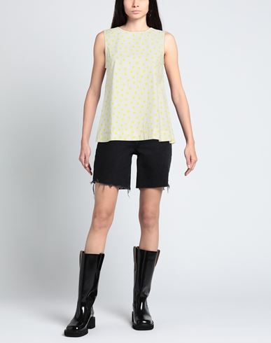 Woman Top Ivory Size 4 Cotton