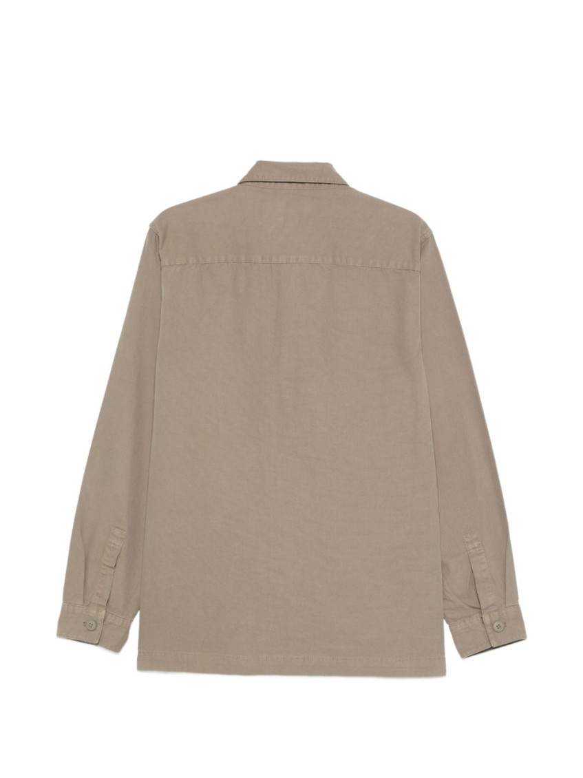 Shirt With Button Fastening Patch Pocket