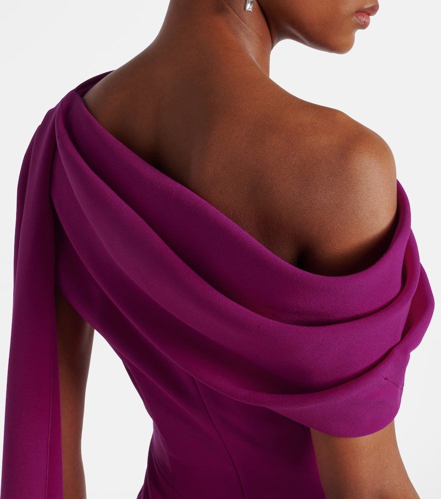 Roksanda Maite draped crêpe gown